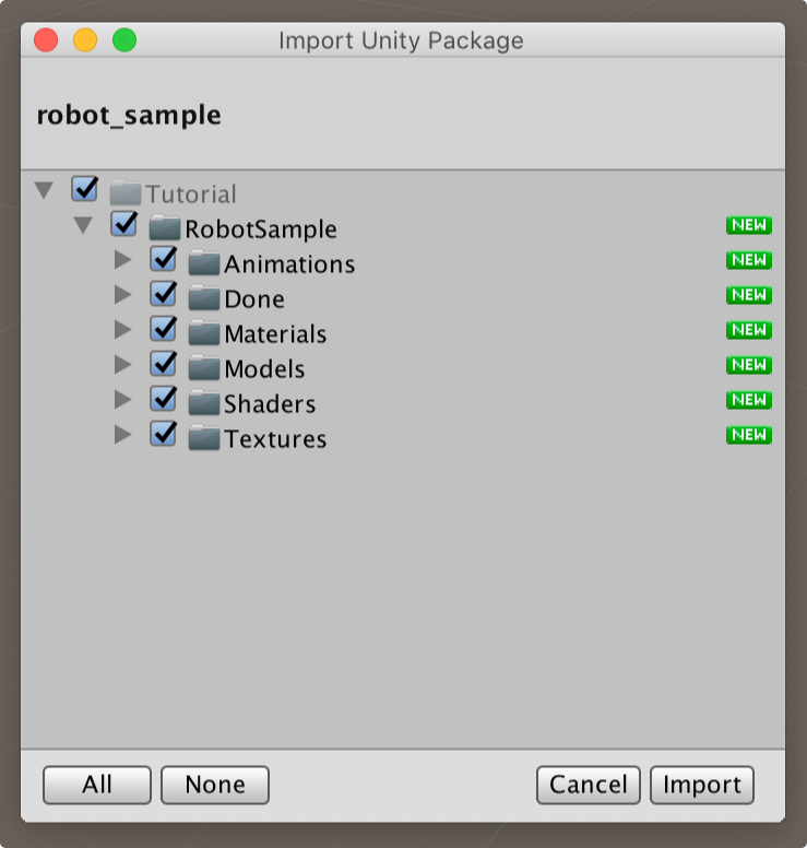 setup example package
