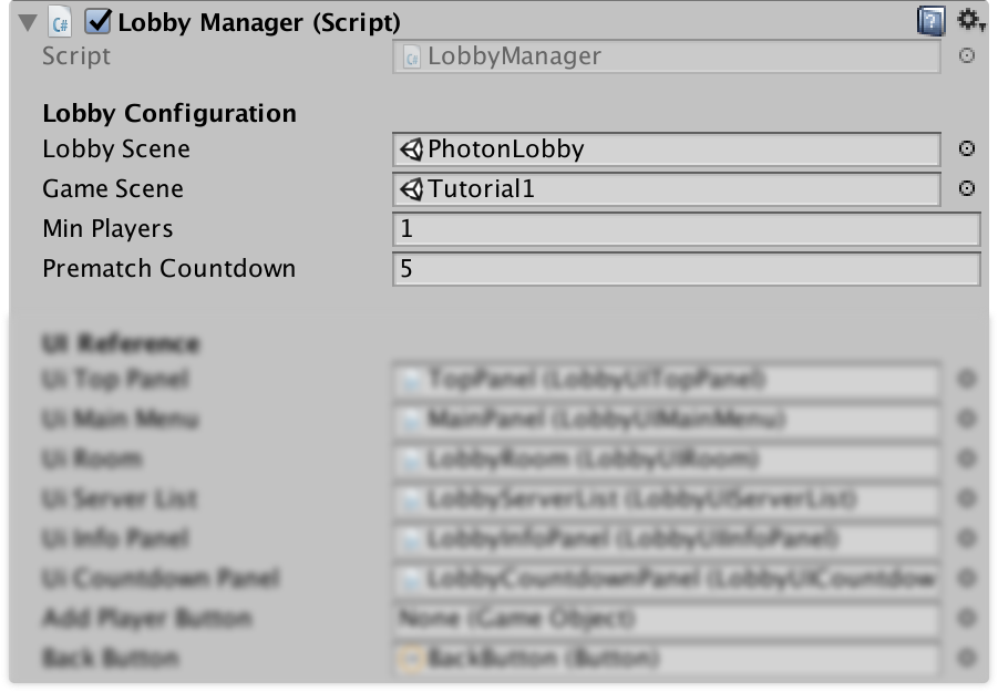 lobby manager configuration