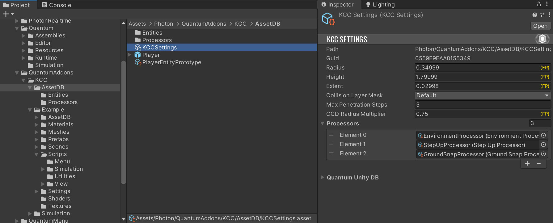 configure kcc settings