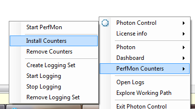 Photon Server: Photon Dashboard install Counter