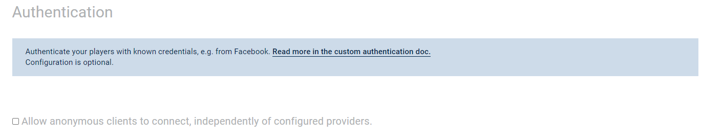 photon cloud: custom authentication, allow anonymous clients