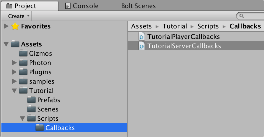 new `tutorialservercallbacks` script