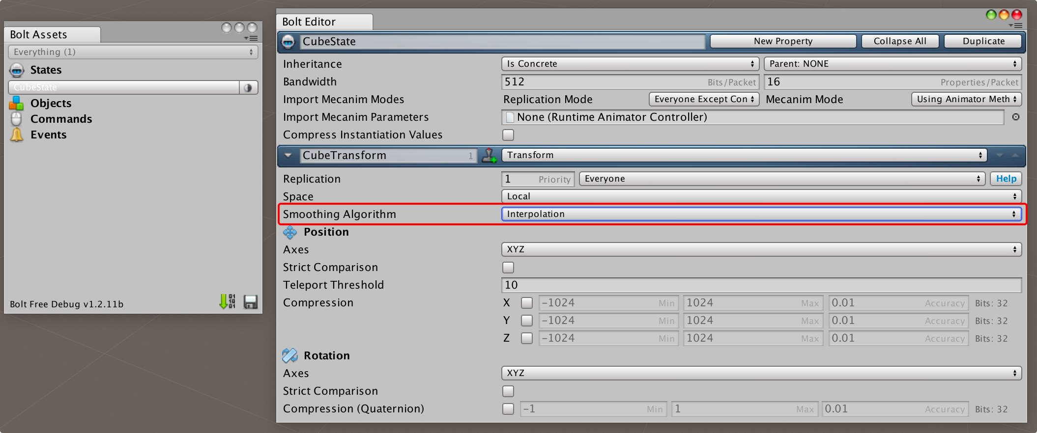 cube transform smoothing algorithm