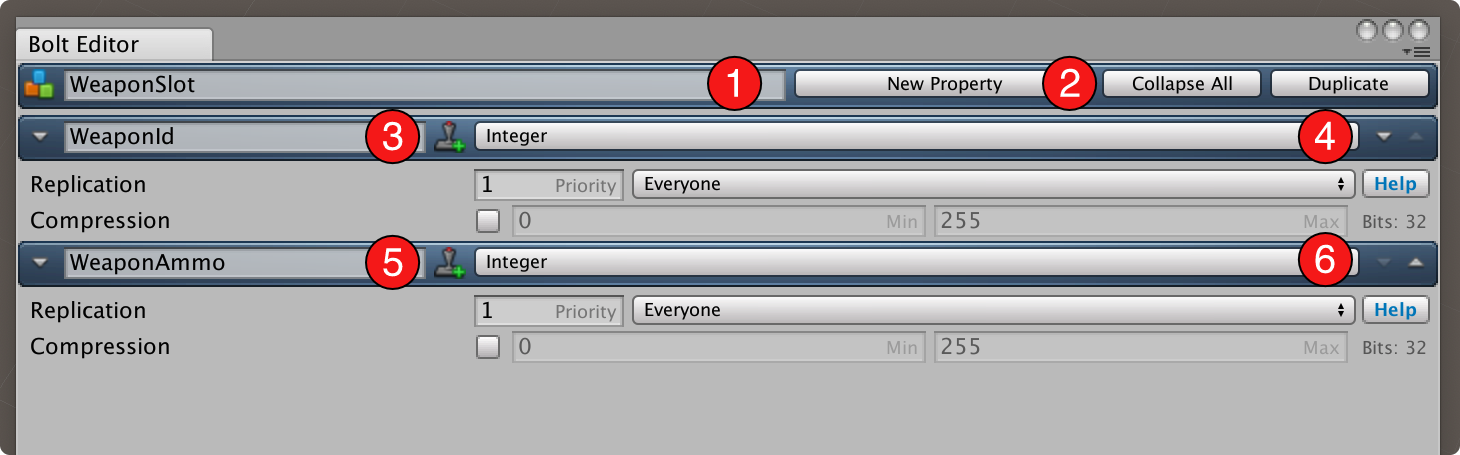 configure the new object asset