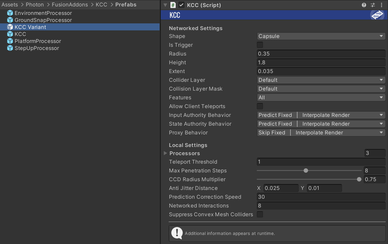 configure prefab variant