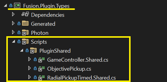 Fusion Plugin Project .csproj updated after Export