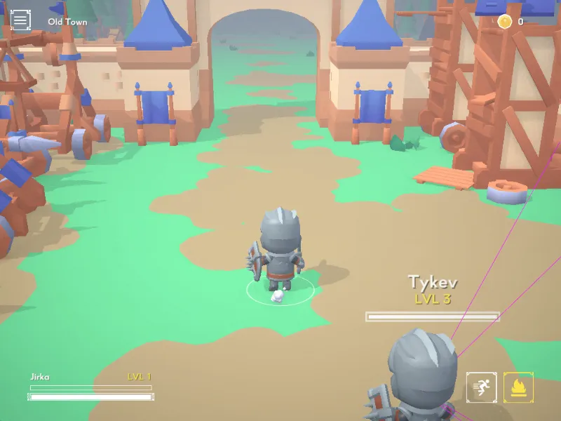 Client requesting and releasing authority over enemies