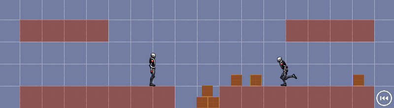 screenshot of 2d jump and run demo