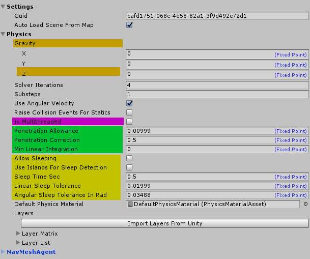 Simulation Config