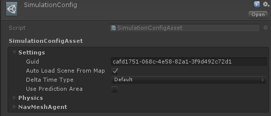 Simulation Config