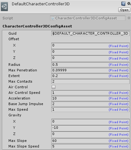 KCC 3D Default Config