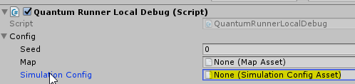 Simulation Config Quantum Runner