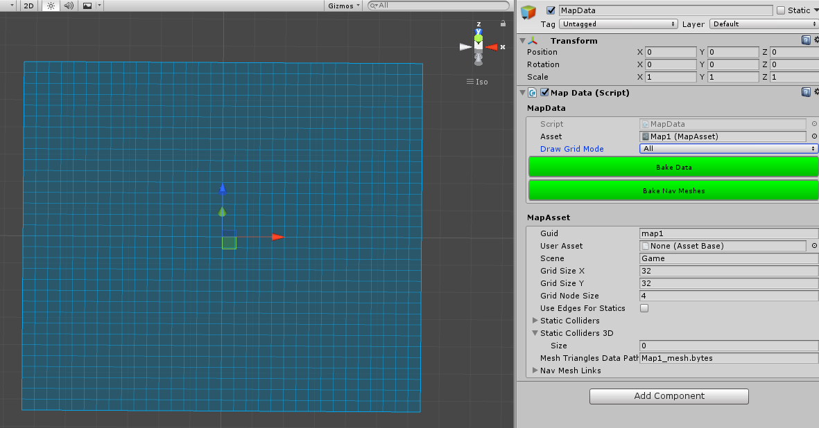 Adjust the Grid Size for your Playable Area