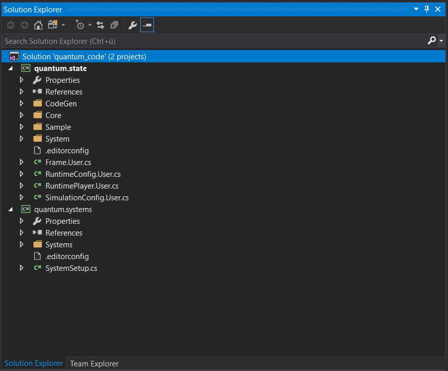 Quantum Visual Studio Solution