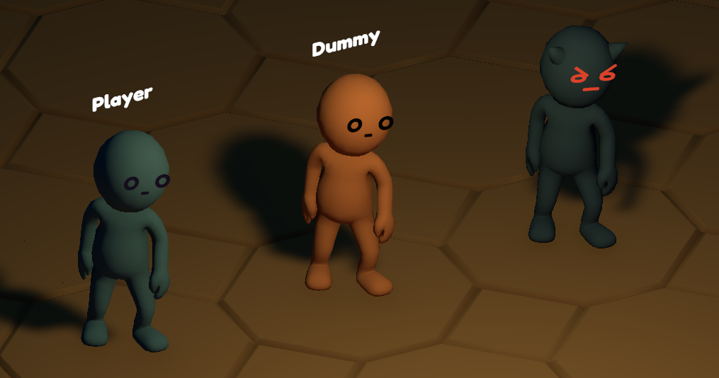 Players, dummies and the enemy