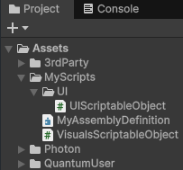 User-Defined Assembly Definition.
