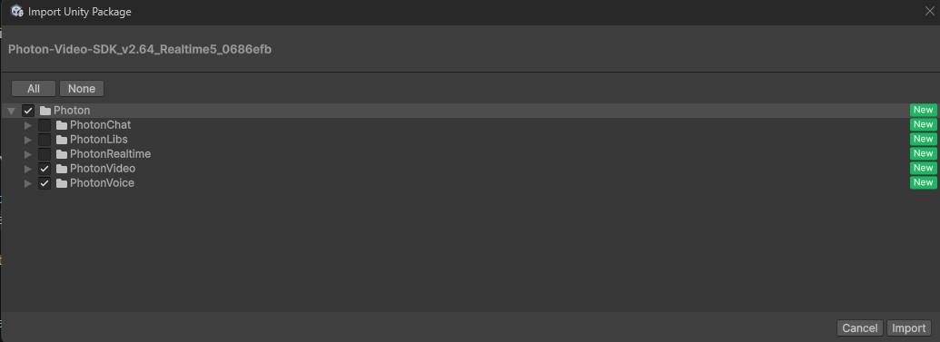 Video SDK RT5 typical import when Fusion or Quantum is already installed