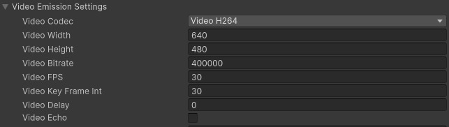 VideoSettings component